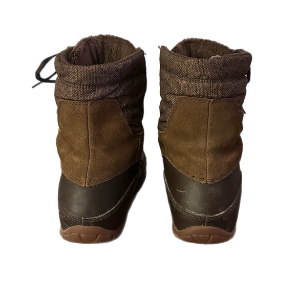 The North Face Nuptse Purna Shorty Boot Brown Women’s Size 8.5 - Picture 5 of 9